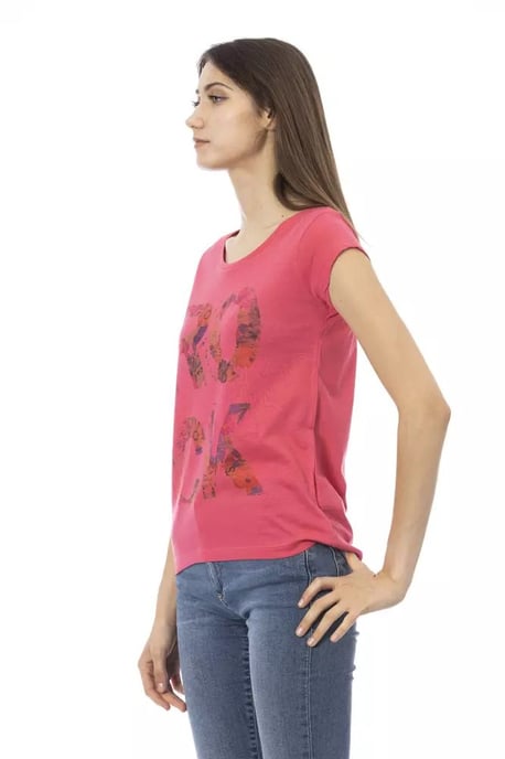Rock T-shirt Bloemmotief Korte Mouw - Image 3