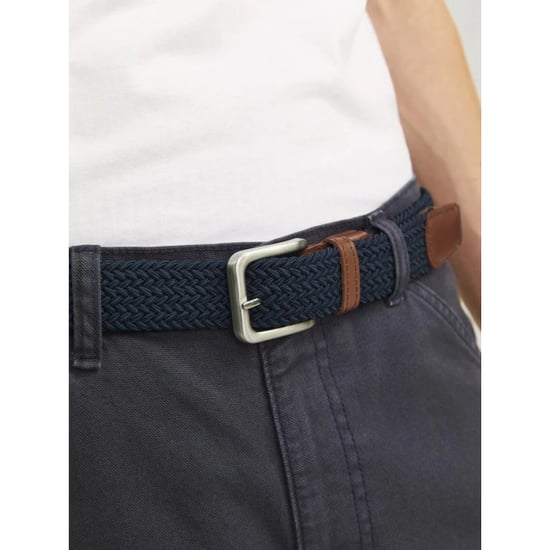 Jack & Jones Heren riem jacspring gevlochten donker - Image 2