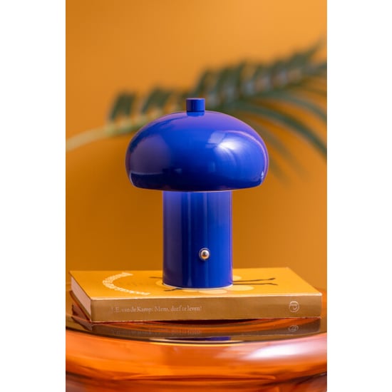 Leitmotiv tafellamp retro seta led cobalt blue - Image 5
