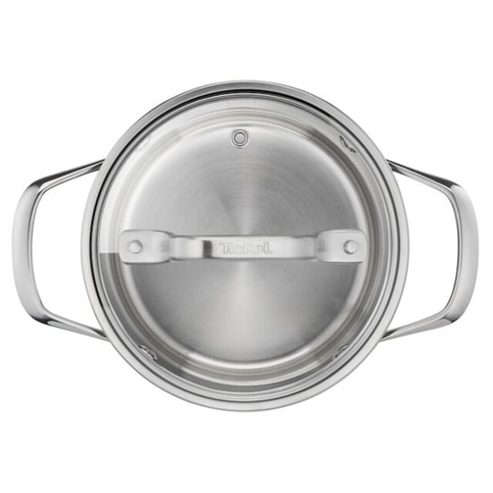 Tefal Virtuoso kookpannenset 5 delig rvs met glazen deksels - Image 3
