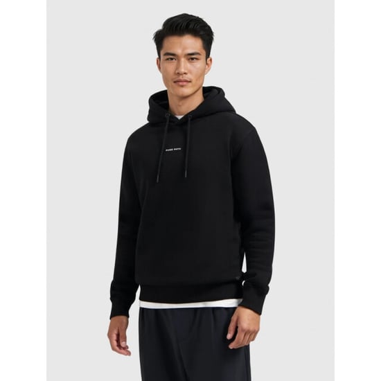 Pure Path 10311 02 black essential logo sweater hoodie  p - Image 4