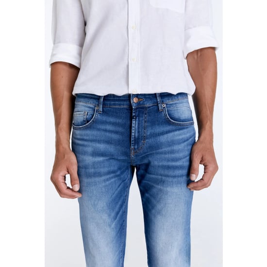 Cup of Joe Lance heren straight-fit jeans medium blue - Image 4