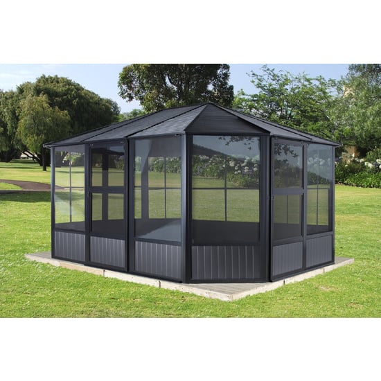 Sojag Aluminium paviljoen charleston met klamboe 384x489x281 cm - Image 3