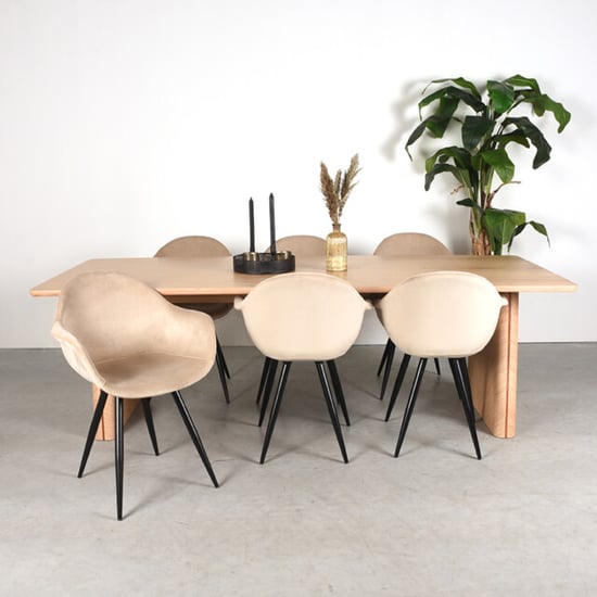 Label51 Eetkamertafel jule naturel eiken 210 cm - Image 3