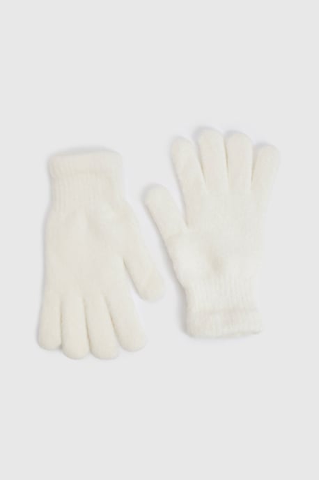 Fluffy Knitted Gloves - Image 2