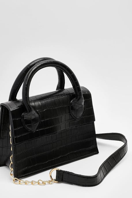 Patent Croc Crossbody Bag - Image 4