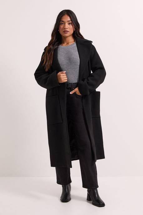 Petite Pocket Detail Midi Blazer Coat - Image 1