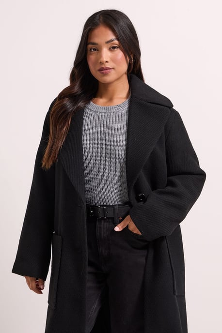 Petite Pocket Detail Midi Blazer Coat - Image 3