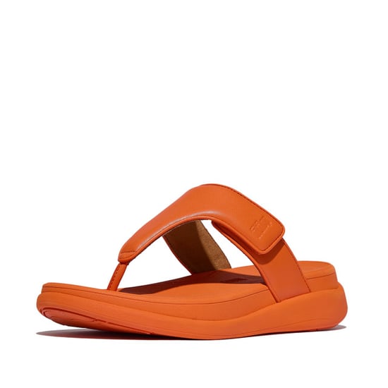 FitFlop F-mode go adjustable flatform toe-post sandals - Image 1