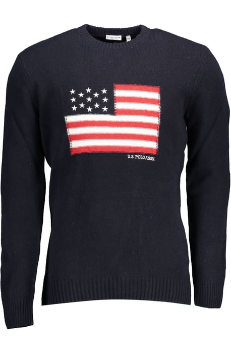 American Flag Sweater Crew Neck Long Sleeve - Image 2