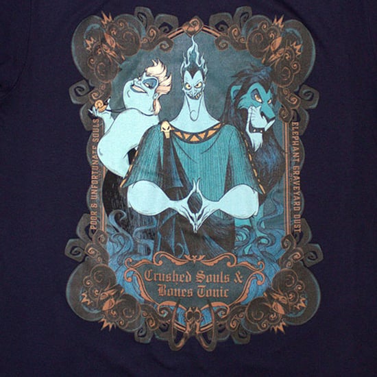 Disney Unisex Adult Villains Crushed Souls T-Shirt (Navy Blue) - Image 2
