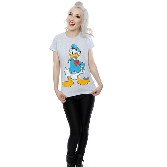 Disney Dam/Tjej Donald Duck Angry T-shirt i bomull (Grått) - Image 4