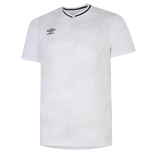 Umbro Mens Triassic Logo Short-Sleeved Jersey (White/Nimbus Cloud) - Image 1