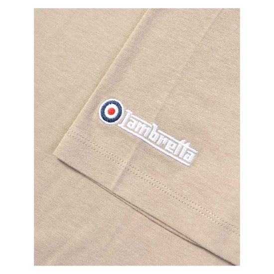 Lambretta Heren borst streep T-shirt (Cashew) - Image 4