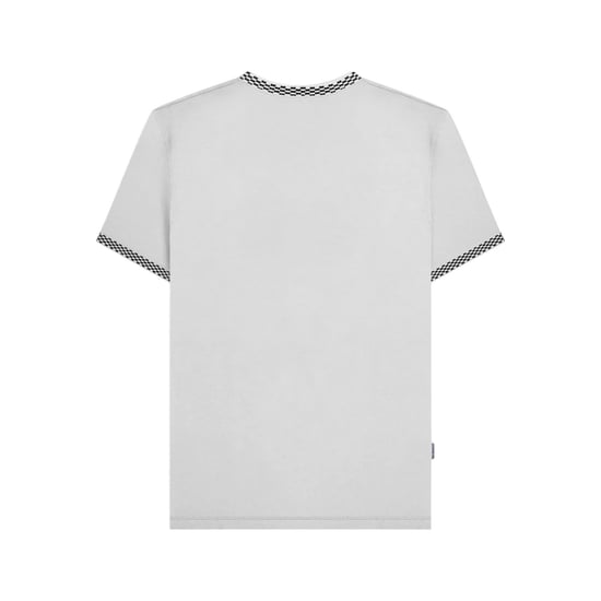 Lambretta Heren Tweekleurig Ringer T-shirt (Wit) - Image 2