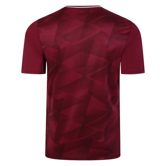 Umbro Mens Triassic Logo Short-Sleeved Jersey (Claret Red/Tawny Port) - Image 2