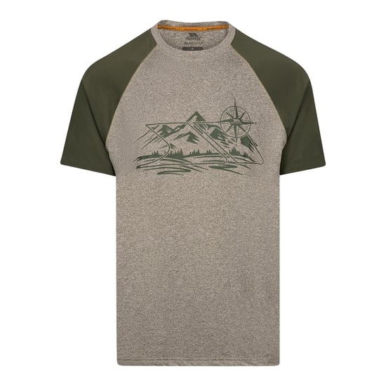 Trespass Heren Fullmer Mountain T-Shirt (Moeras-Marl) - Image 1
