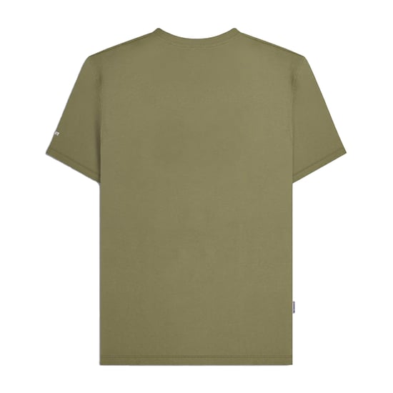 Lambretta Heren AW25 Track T-Shirt (Khaki Groen) - Image 2