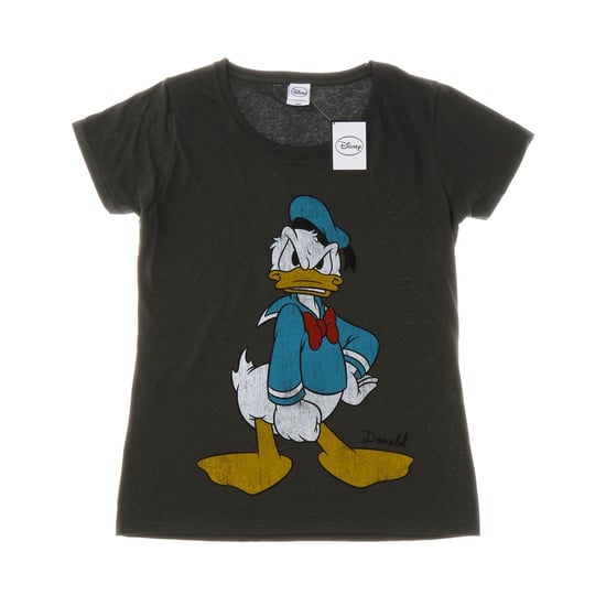 Disney Womens/Ladies Donald Duck Angry Cotton T-Shirt (Light Graphite) - Image 1