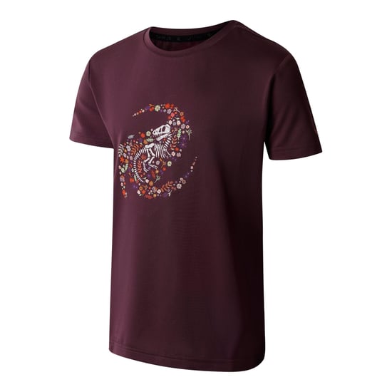 Dare 2B Kinderen/Kinderen Amuse II Dinosaurus Skelet T-Shirt (Diepe pruim) - Image 3