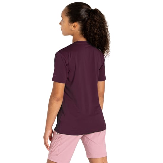 Dare 2B Kinderen/Kinderen Amuse II Dinosaurus Skelet T-Shirt (Diepe pruim) - Image 5