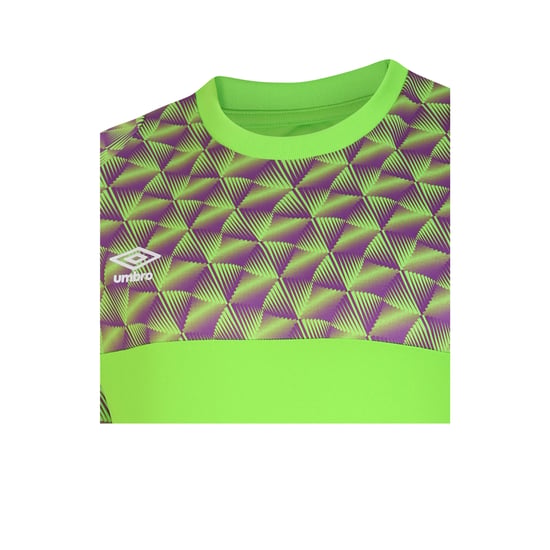 Umbro Mens Flux Long-Sleeved Goalkeeper Jersey (Green Gecko/Purple Cactus) - Image 3