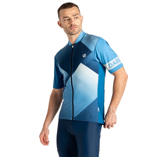 Dare 2B Mens AEP Pedal II Short-Sleeved Top (Blue Steel/Heritage Blue) - Image 5