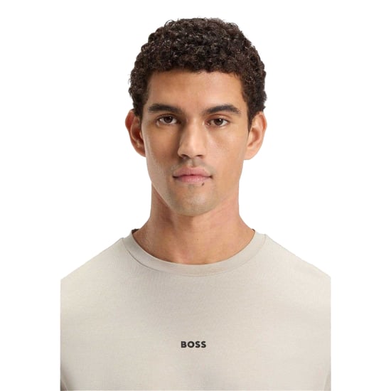 Boss Heren Tchup T-Shirt (Beige) - Image 3
