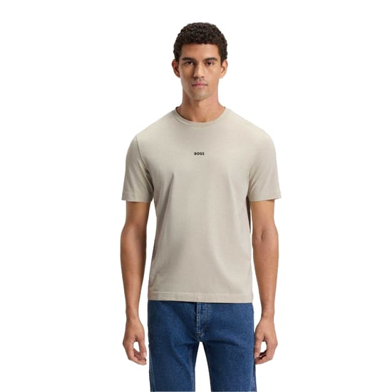 Boss Heren Tchup T-Shirt (Beige) - Image 4