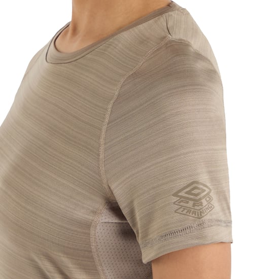 Umbro Dames/Dames Pro Marl Polyester Training T-shirt (Maansteen Marl) - Image 3