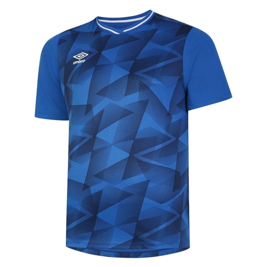 Umbro Heren Triassic Logo Jersey met korte mouwen (Royal Blue/Dark Navy) - Image 1