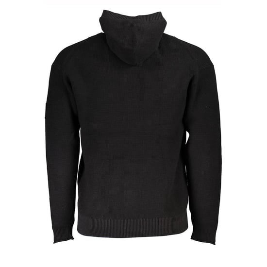 Halvhalsad stickad tröja med huva - Image 2