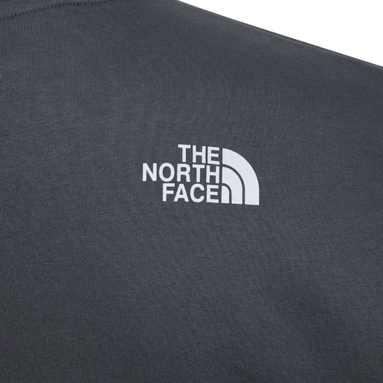 The North Face Fine Box Mens Crew Sweatshirt Vanadis Grey - Image 4