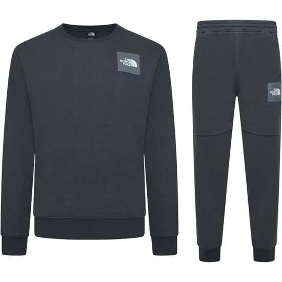 The North Face Fine Box Mens Sweatshirt Tracksuit Vanadis Grey - Image 1