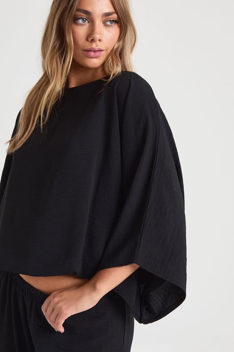 Slash Neck Blouse & Wide Leg Trouser Co-ord - Image 3