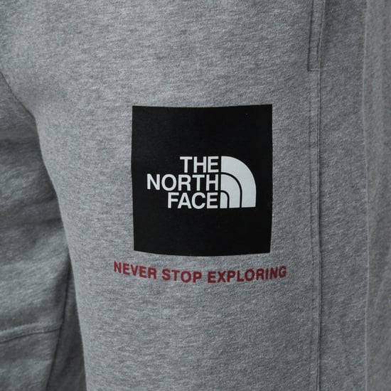 The North Face Fine Box Mens Joggers Heather Grey - Image 2