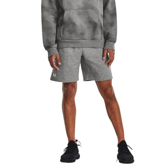 Under Armour Heren Rival Fleece Korte Broek (Kasteel Rots/Wit) - Image 3