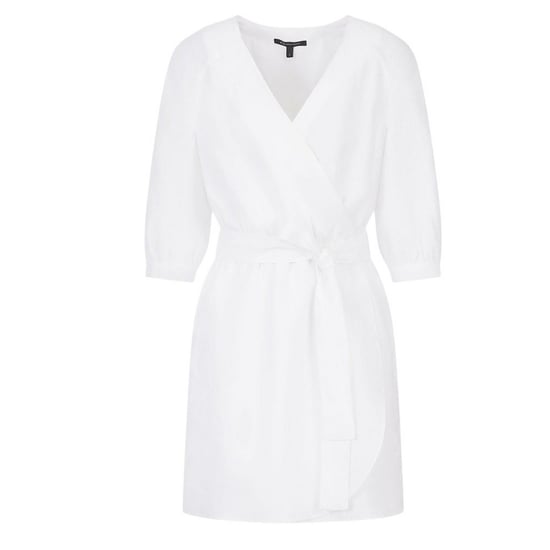 Armani Exchange Dam/Ladies enfärgad miniklänning (Vit) - Image 1