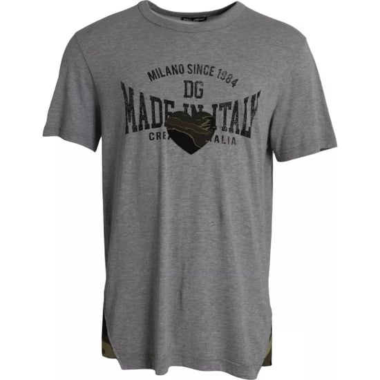 Made In Italy T-shirt Grå Camo Hjärta - Image 1