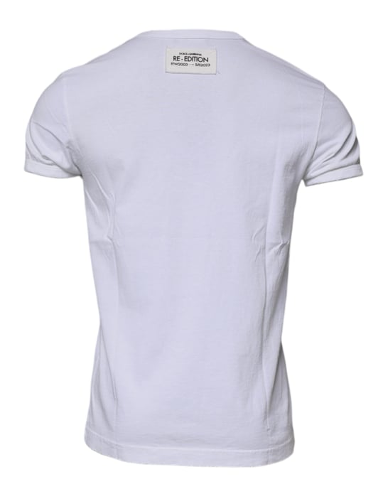 Kortärmad T-shirt med rund hals och patchdetaljer - Image 5