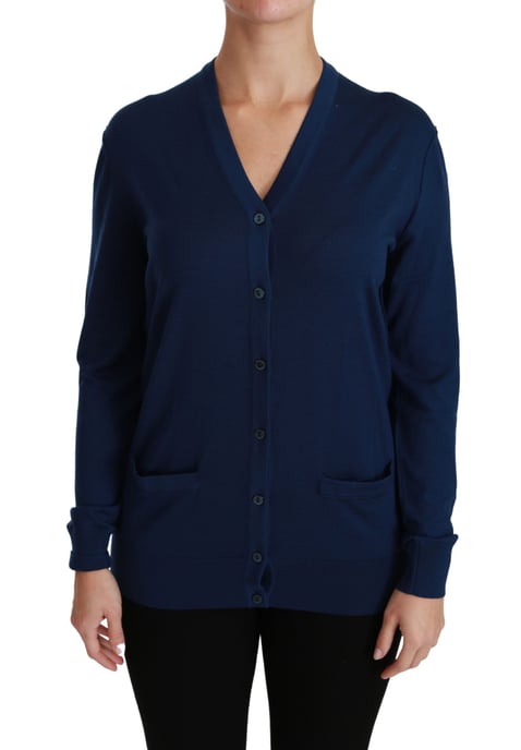 Vneck Merino Wool Cardigan - Image 1