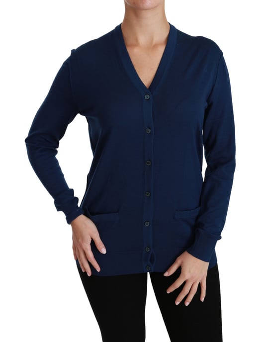 Vneck Merino Wool Cardigan - Image 6