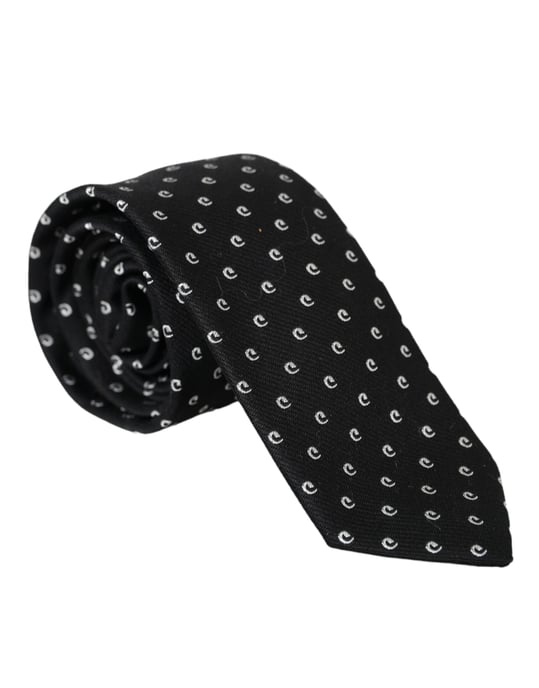Dolce Gabbana Black And White Tie - Image 1