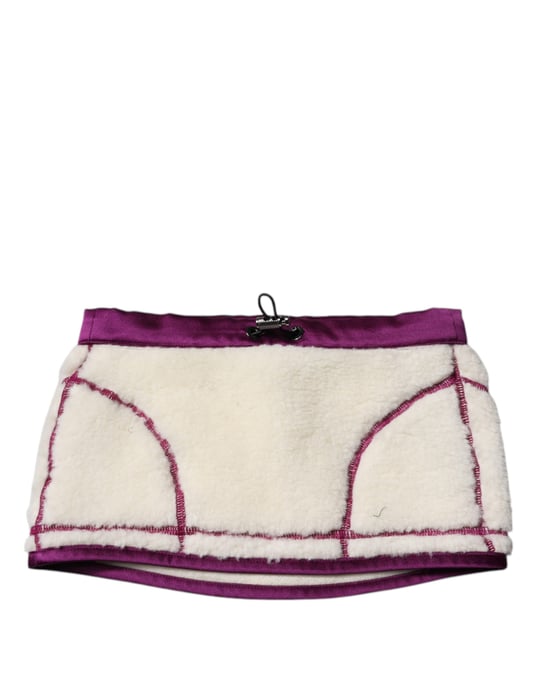 Fleece Neck Warmer Satin Trim - Image 2