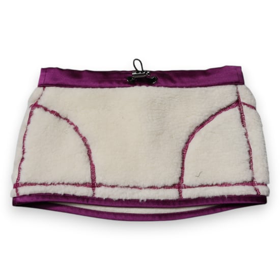 Fleece Neck Warmer Satin Trim - Image 3