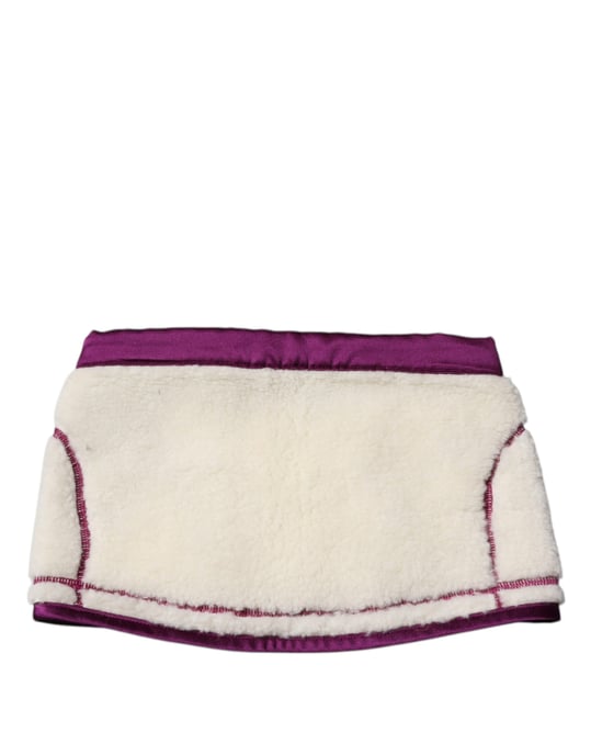 Fleece Neck Warmer Satin Trim - Image 4