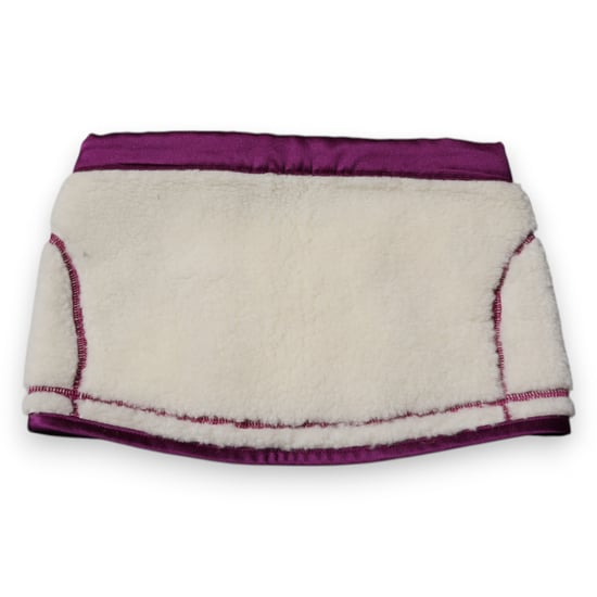 Fleece Neck Warmer Satin Trim - Image 5