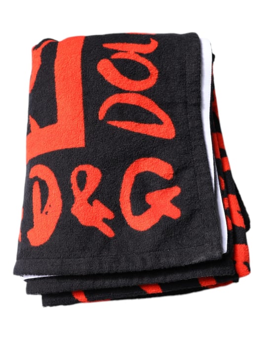 Silk Scarf Red Logo Print - Image 6
