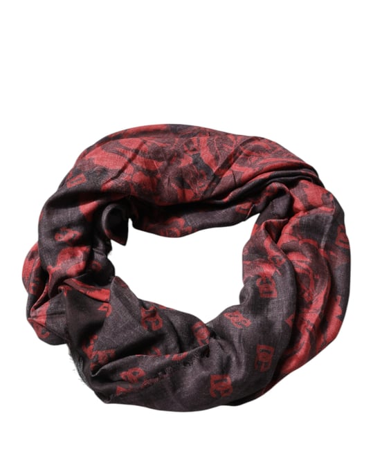 Printed Skull Scarf - Image 1