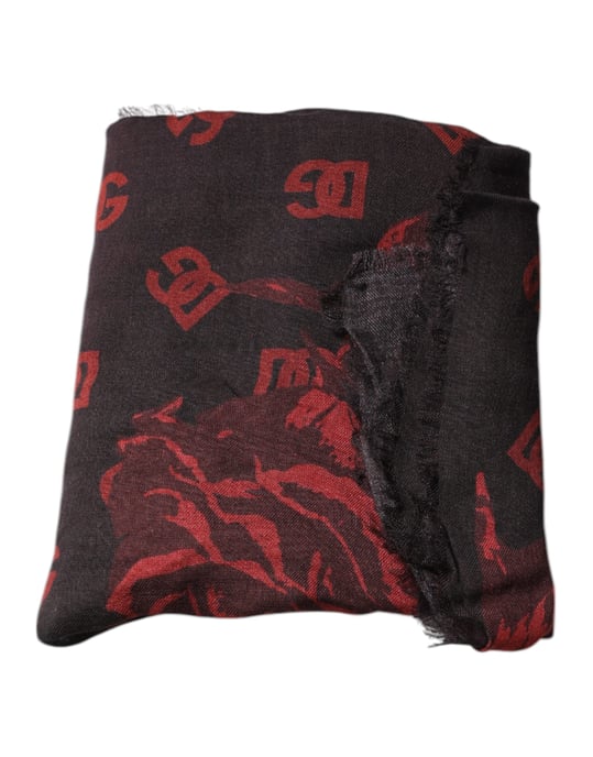 Printed Skull Scarf - Image 2